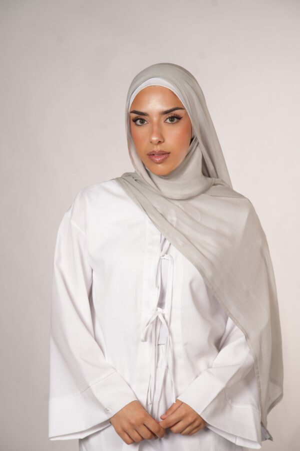 Masanda Modal Hijab – Elegantes, leichtes Design in Bone - Image 2