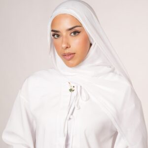 Masanda Modal Hijab – Klassisches Weiß für zeitlose Eleganz