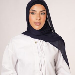 Masanda Modal Hijab – Klassisches Navy Blau für vielseitigen Stil
